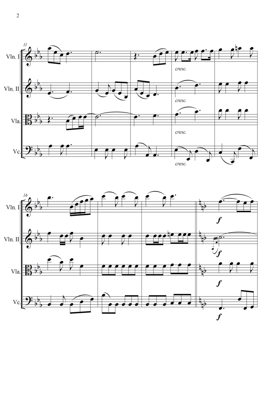 We Are The Champions String Quartet scores gallery preview page 2