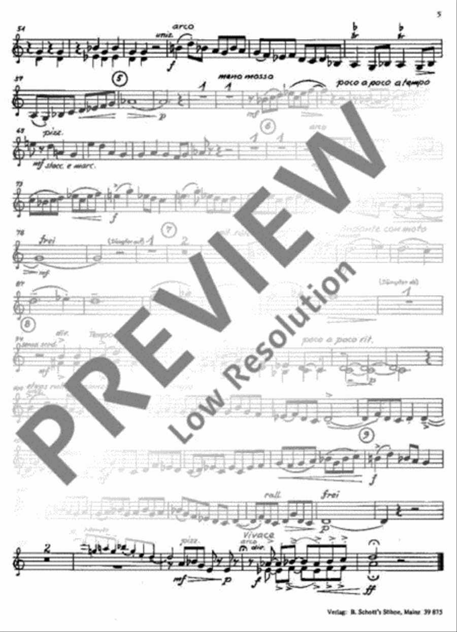 Concertino Concertino Violin scores gallery preview page 5