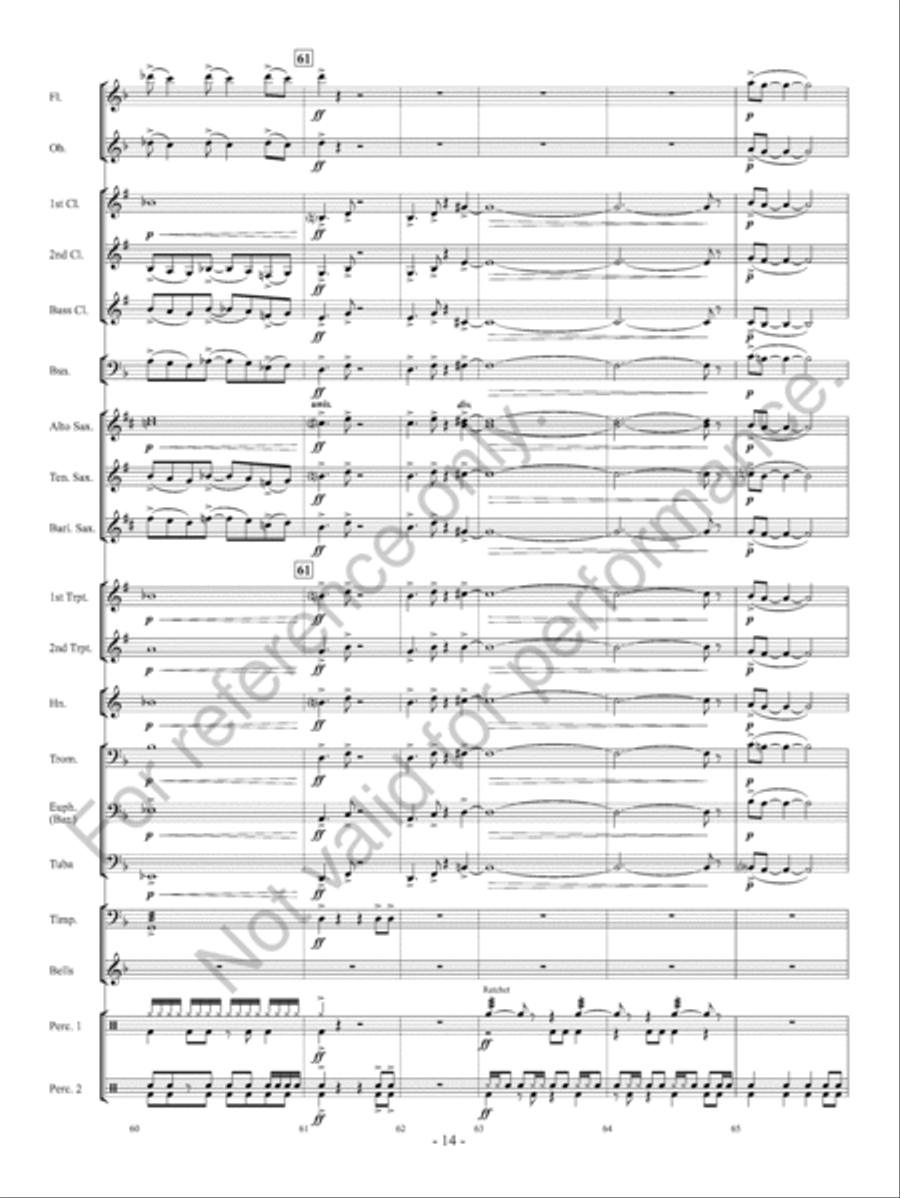 Factory Riffs Concert Band scores gallery preview page 15
