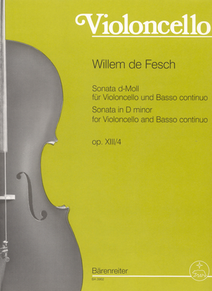 Sonata for Violoncello and Basso continuo in D minor, op. 13/4