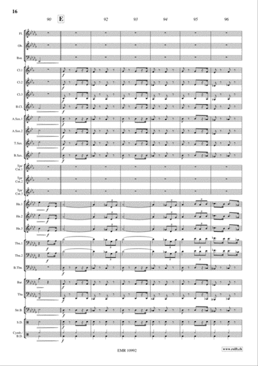 Brass Explosion Concert Band scores gallery preview page 17