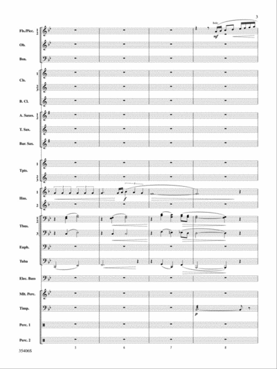 Volare Concert Band scores gallery preview page 3
