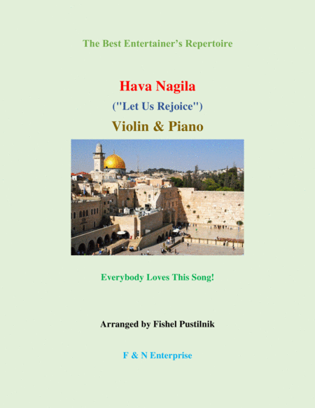 "Hava Nagila" for Violin and Piano (Jazz/Pop Version) image number null