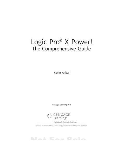 Logic Pro X Power!