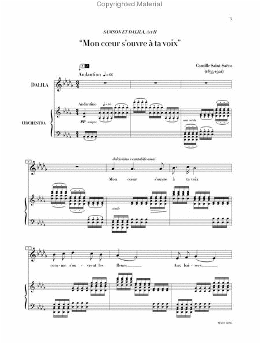 French Arias for Mezzo Soprano and Orchestra Mezzo-Soprano Voice scores gallery preview page 2