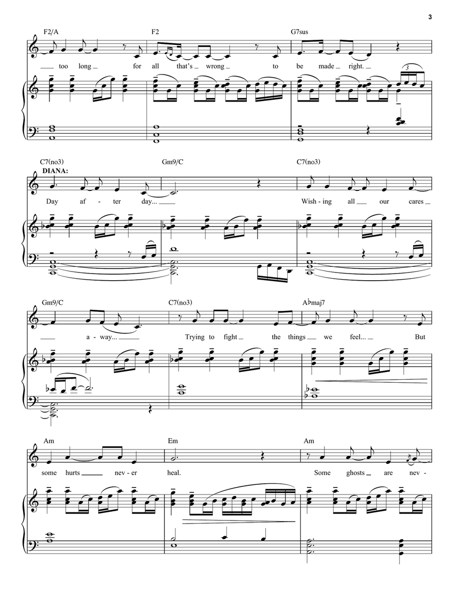 Light (from Next to Normal) Voice scores gallery preview page 3