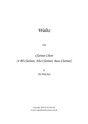 Waltz for Clarinet Choir