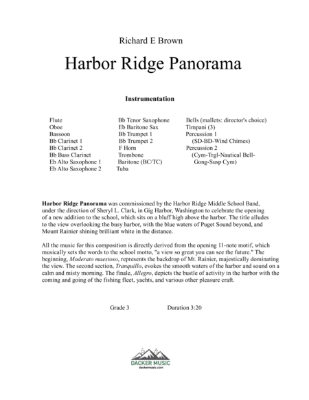 Harbor Ridge Panorama image number null