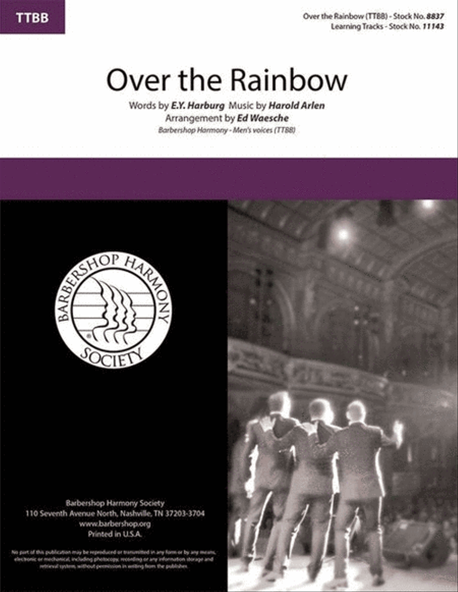 Over the Rainbow Over the Rainbow TTBB scores gallery preview page 2