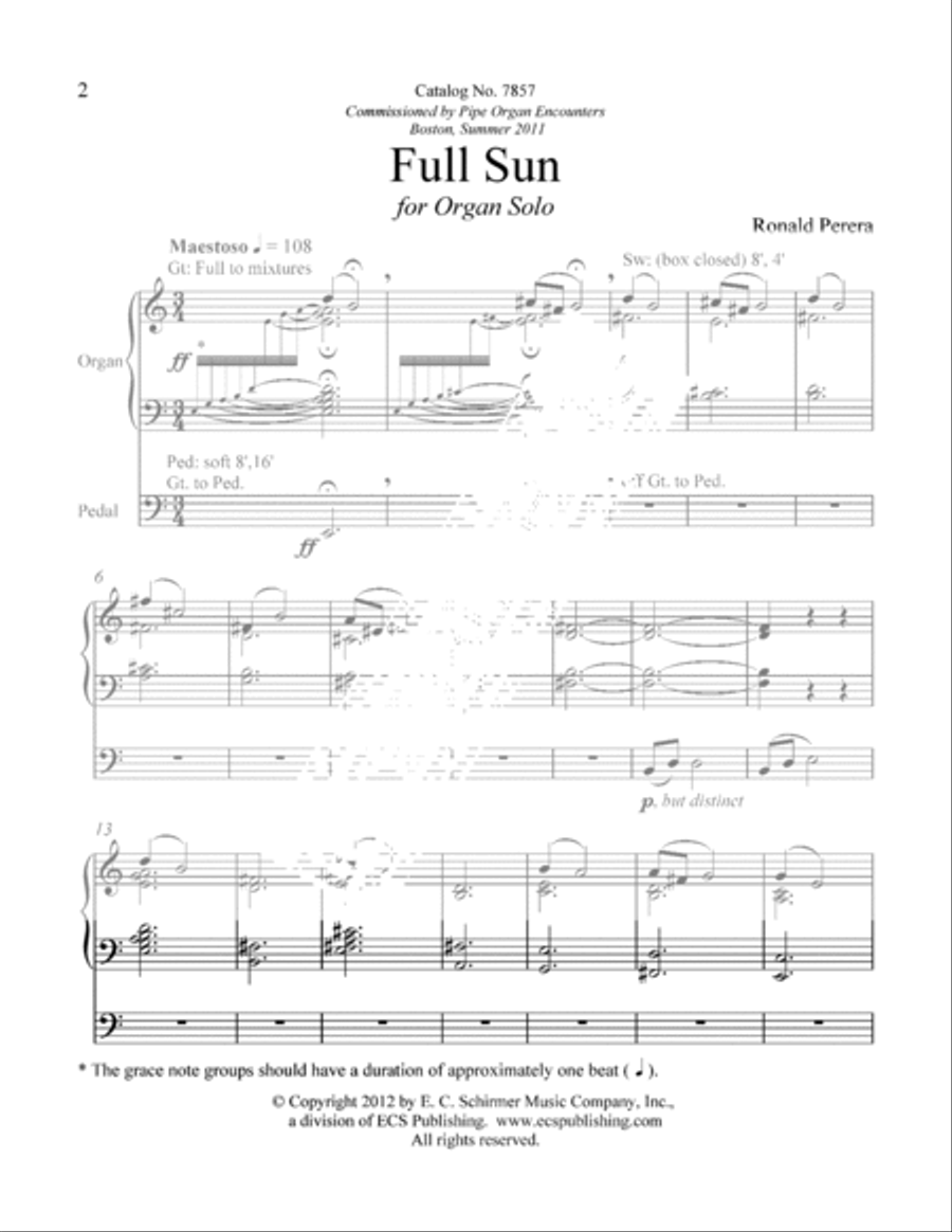 Full Sun Full Sun Organ Solo scores gallery preview page 10