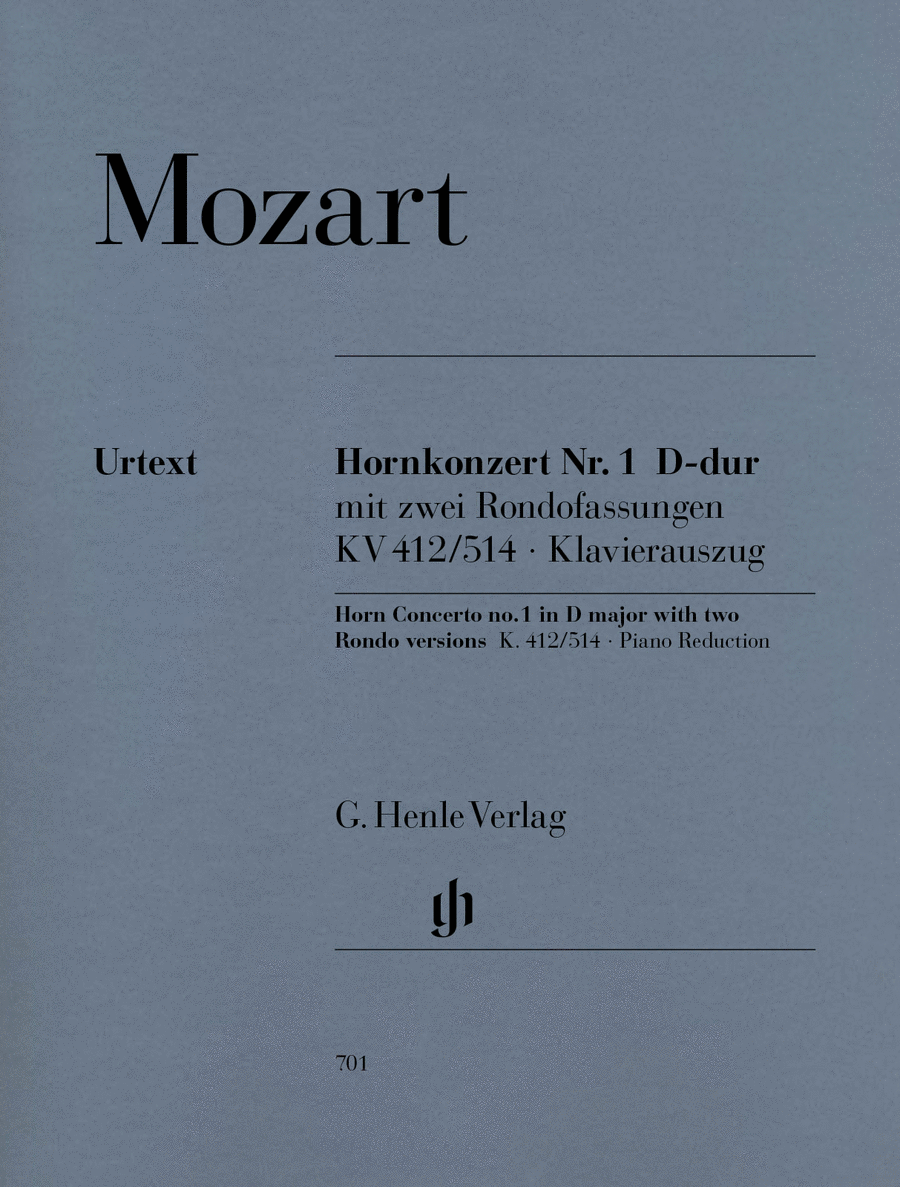 Horn Concerto [No. 1] in D major K. 412/514 (386b)