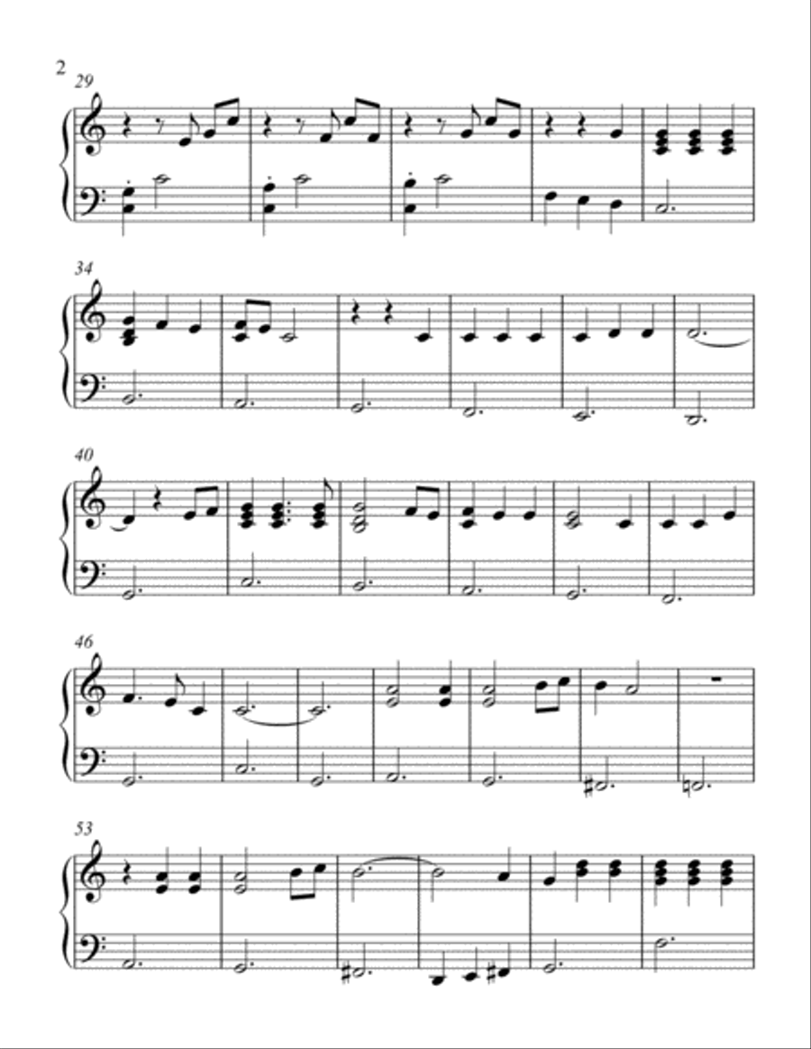 Piano Man Easy Piano scores gallery preview page 2