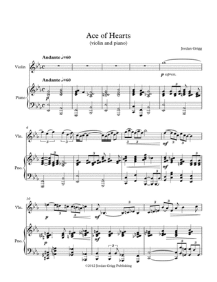 Ace of Hearts (violin and piano)