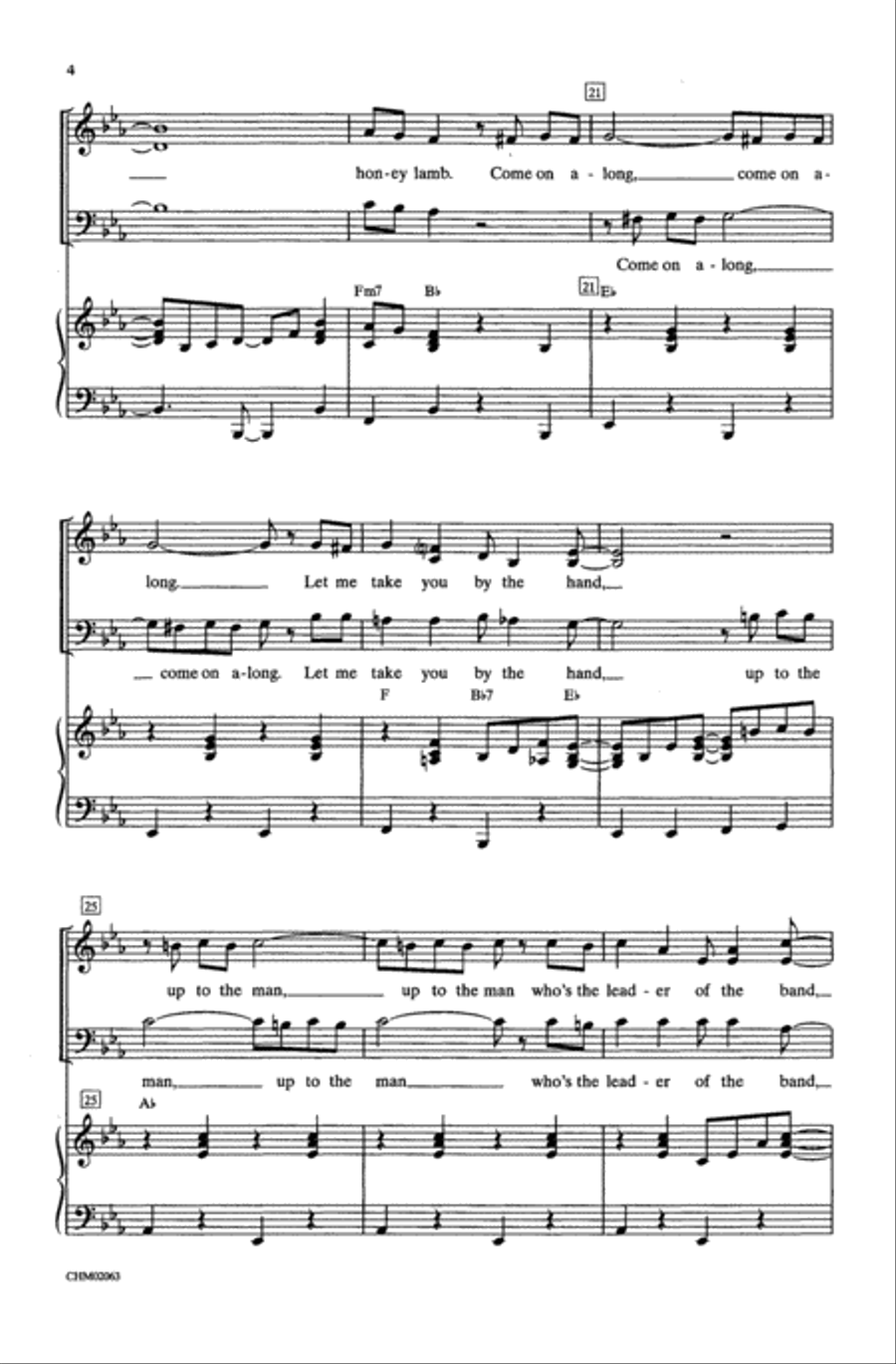 Alexander's Ragtime Band 2-Part scores gallery preview page 4
