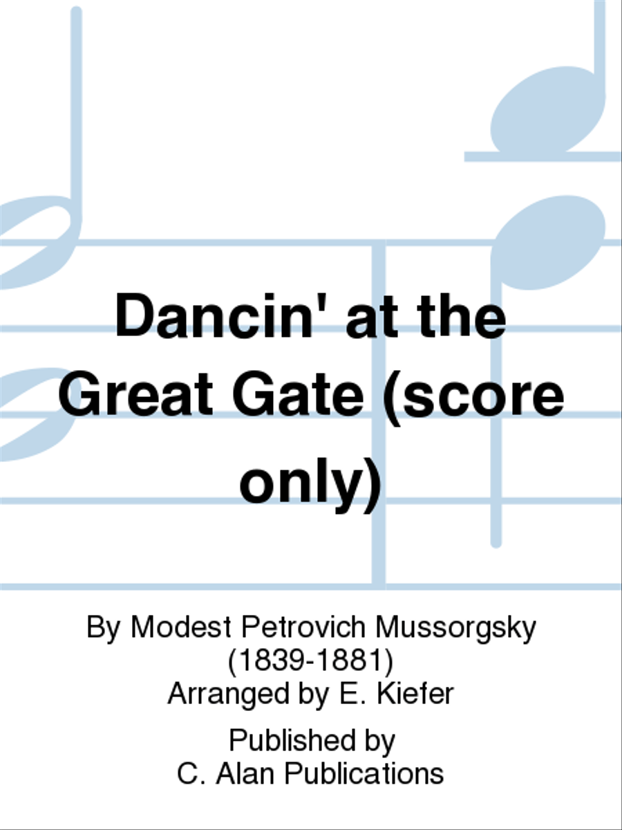 Dancin' at the Great Gate (score only) Bassoon scores gallery preview page 1