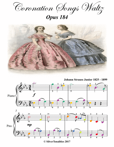The Enchanted World of Viennese Waltzes for Easiest Piano Booklet O