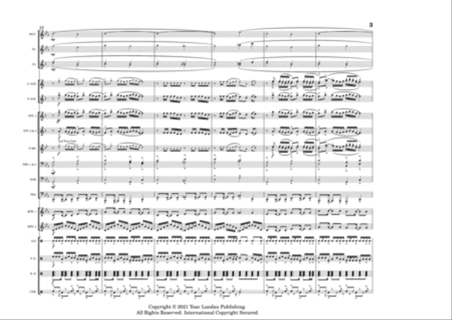 Five Nights At Freddy's Marching Band scores gallery preview page 3