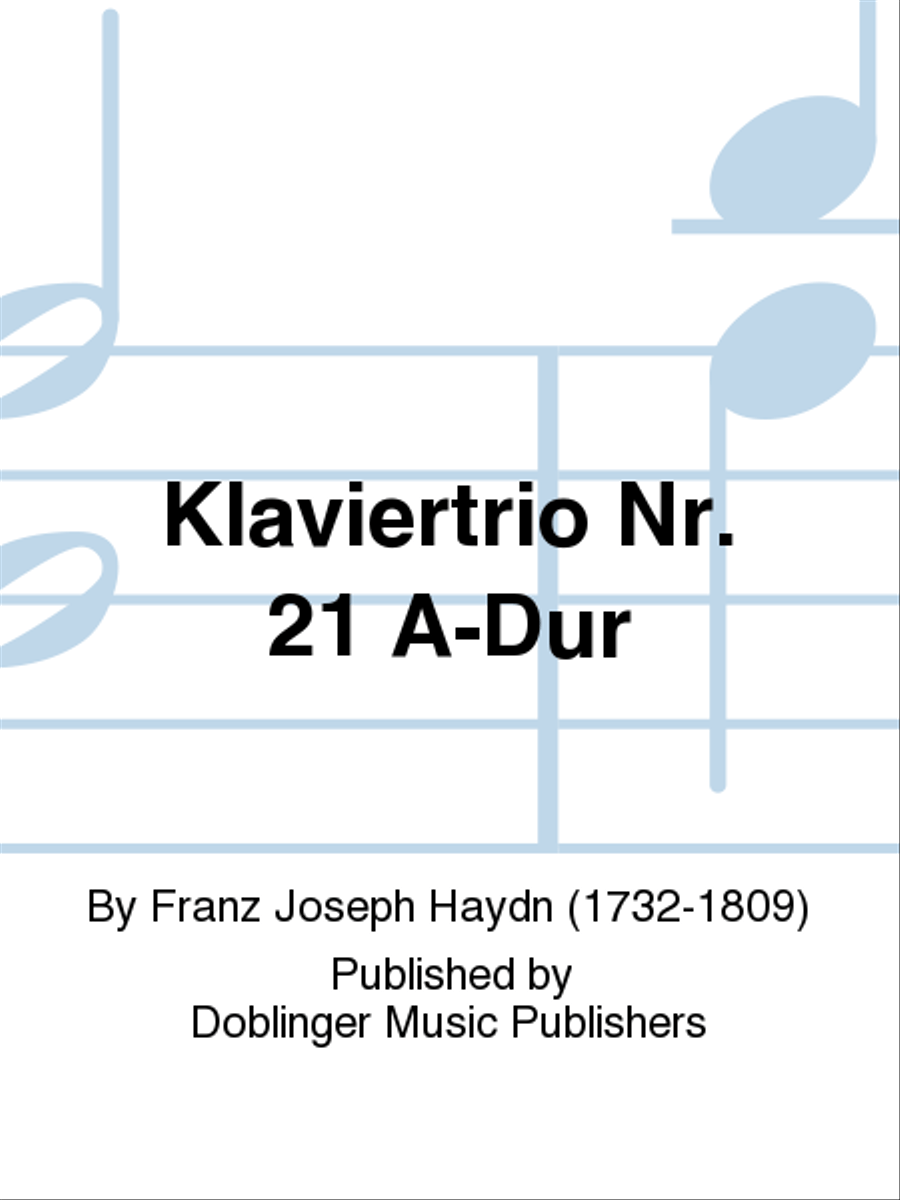 Klaviertrio Nr. 21 B-Dur Piano Trio scores gallery preview page 1
