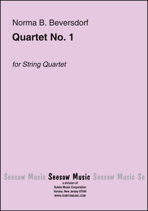 Book cover for Quartet No. 1