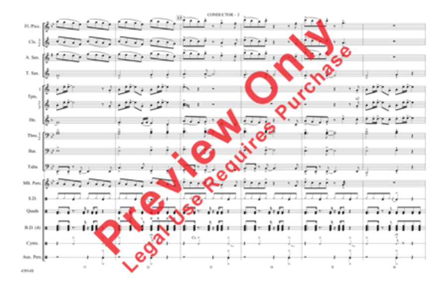 Centuries Centuries Marching Band scores gallery preview page 4
