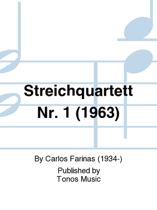 Book cover for Streichquartett Nr. 1 (1963)
