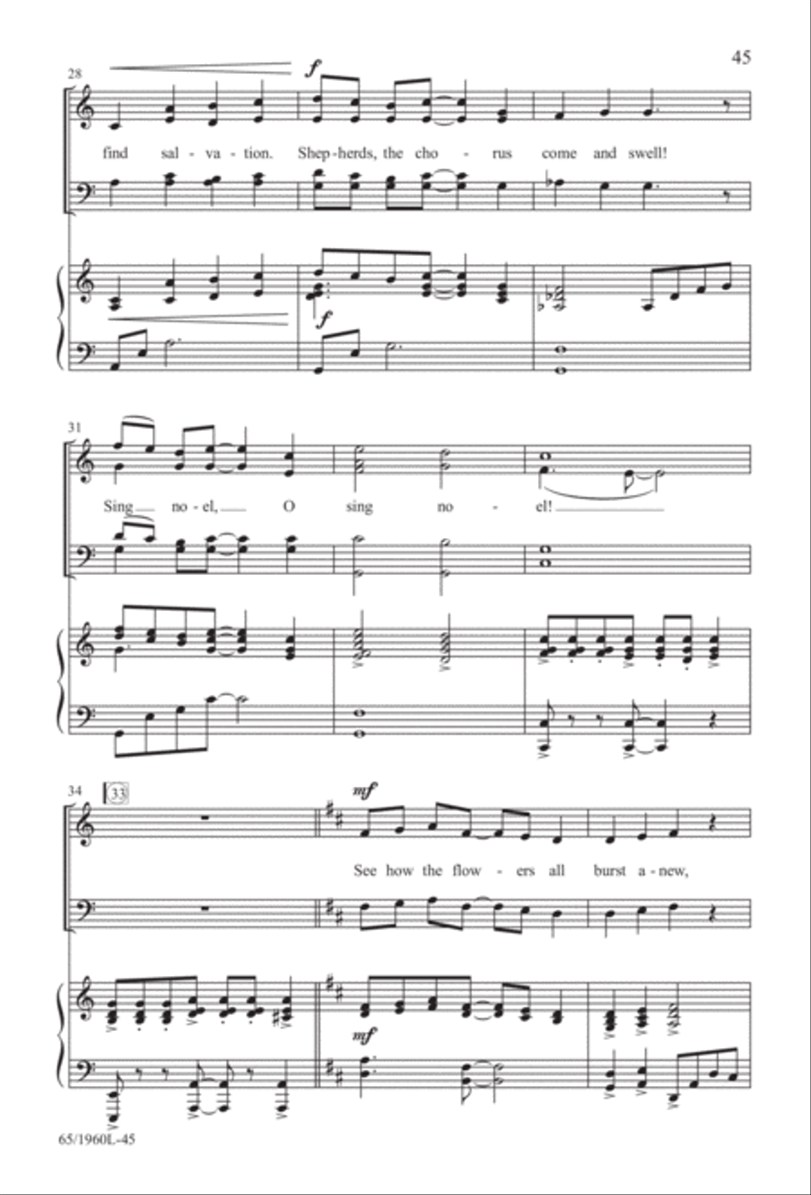 A New Birth...A New Beginning 4-Part scores gallery preview page 46
