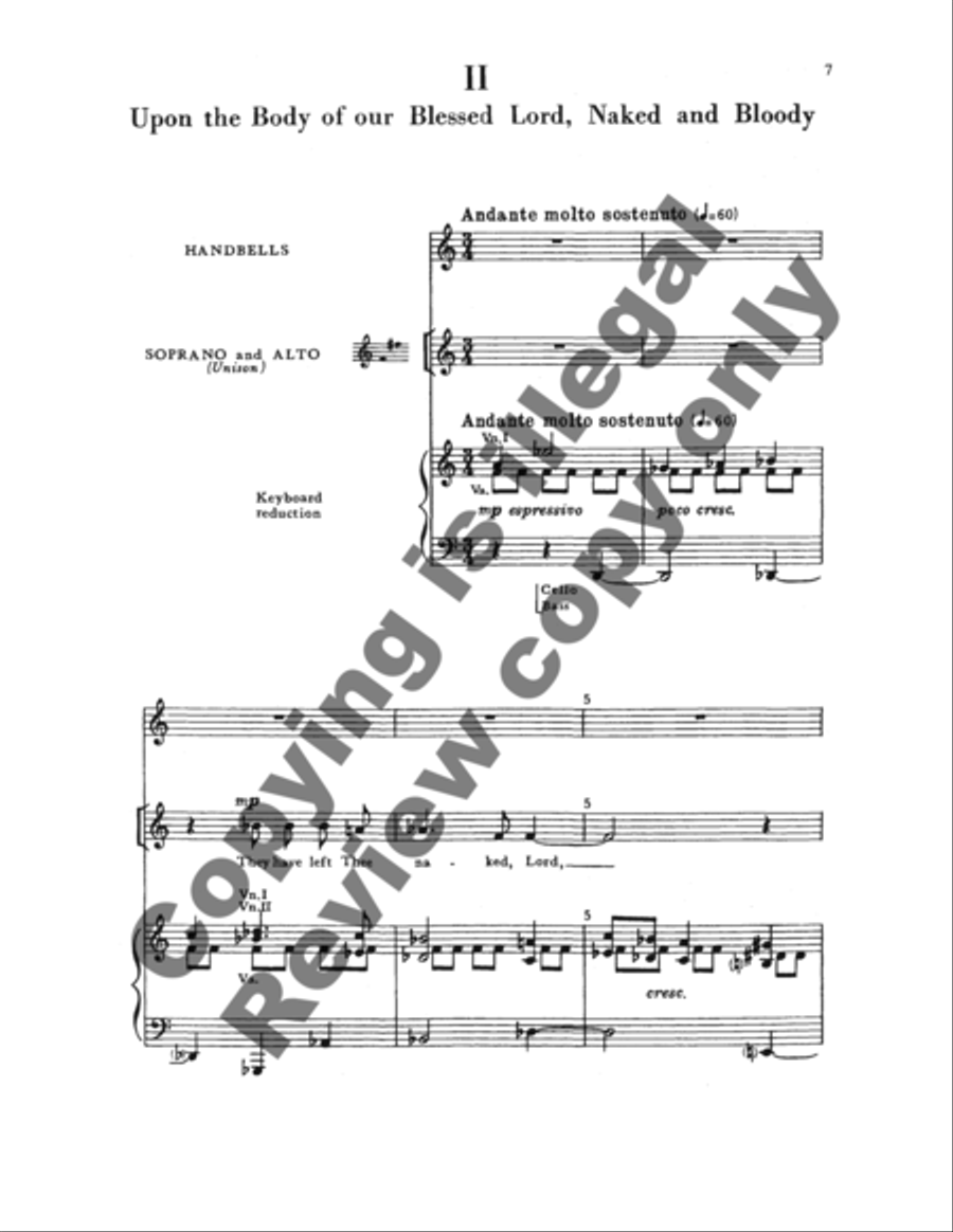 Three Lenten Poems of Richard Crashaw SA scores gallery preview page 12