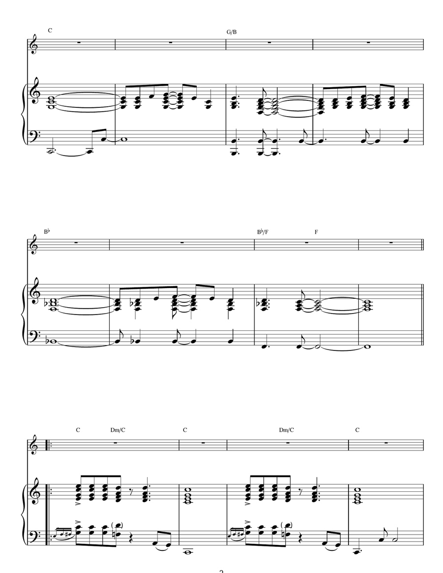 Song For Guy Voice scores gallery preview page 2