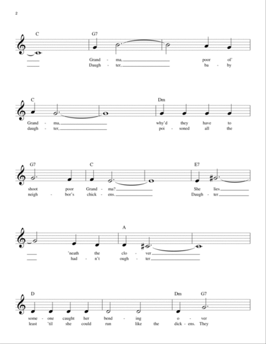 Feudin' And Fightin' Feudin' And Fightin' Piano scores gallery preview page 2