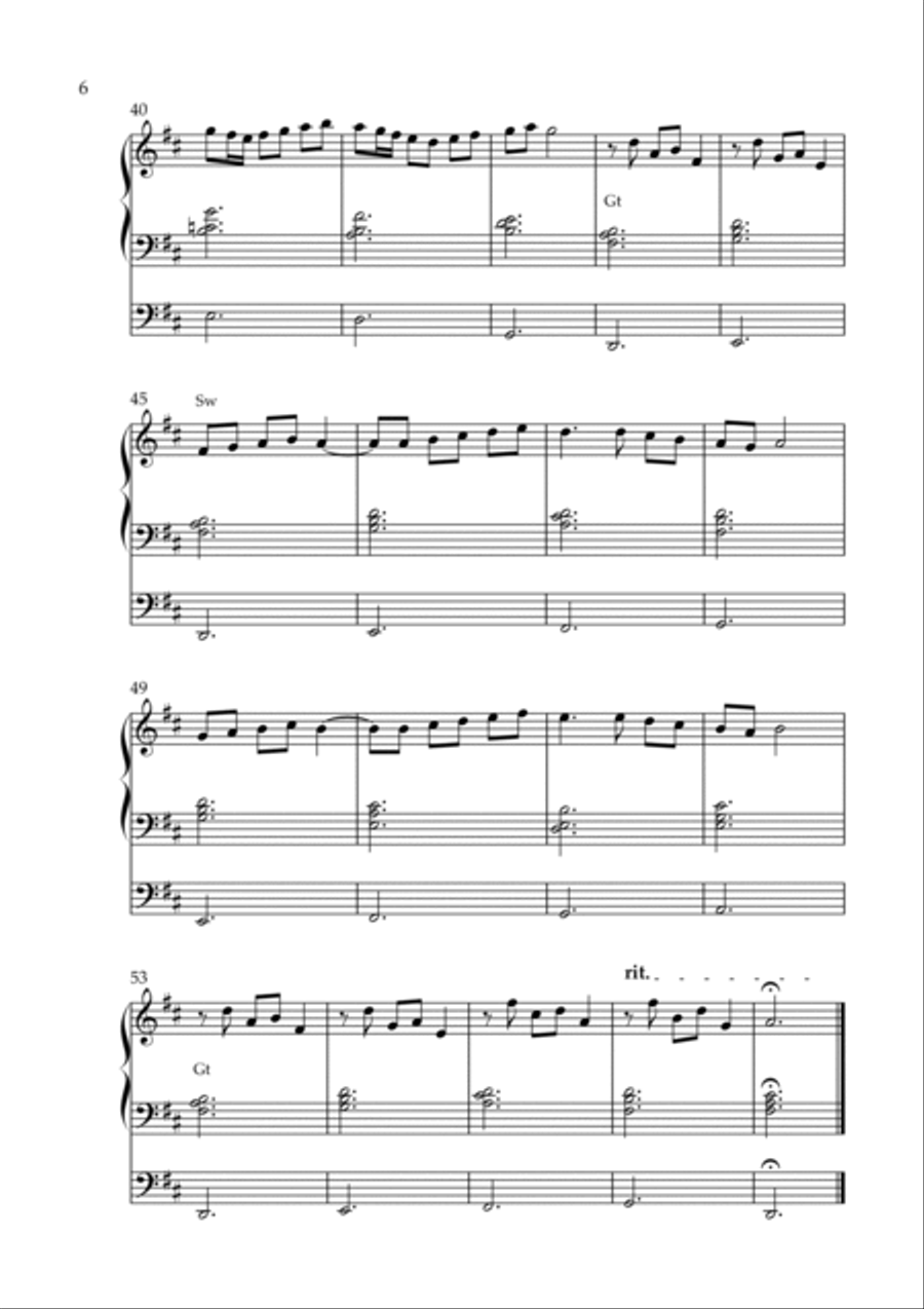 Angelic Triptych, Op. 218 (Organ Solo) by Vidas Pinkevicius Organ Solo scores gallery preview page 6