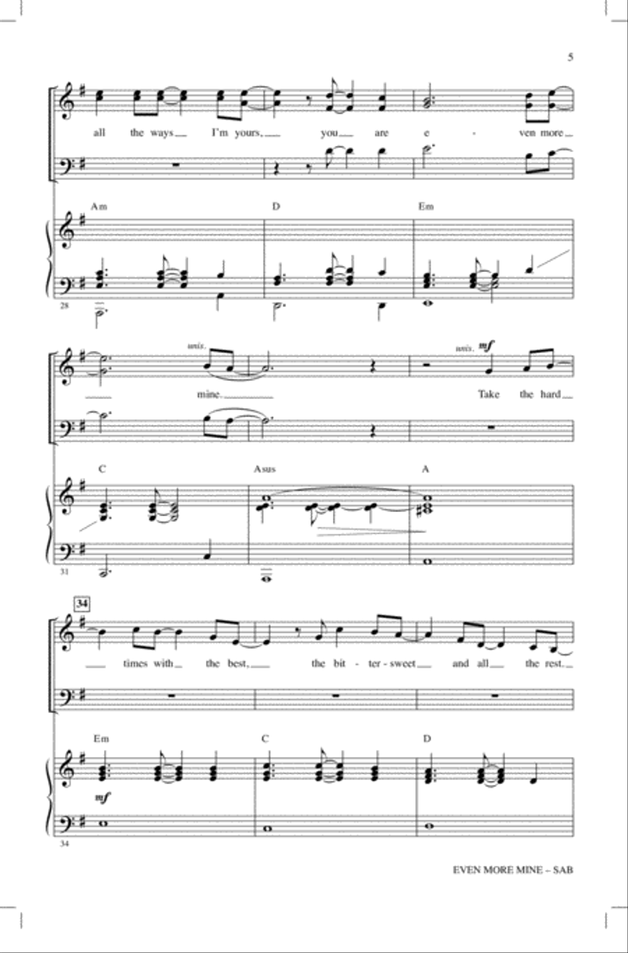 Even More Mine Even More Mine 3-Part scores gallery preview page 4