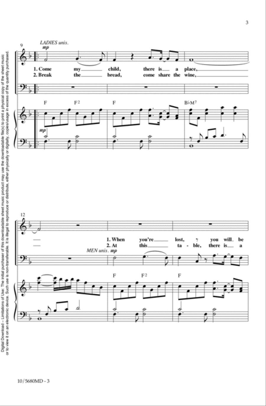 This is the Place This is the Place 4-Part scores gallery preview page 3
