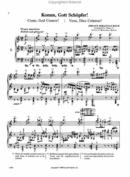 Organ Choral Preludes - Book 1