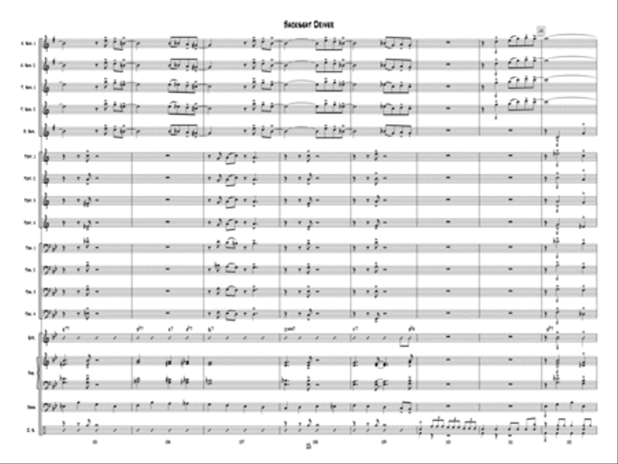 Backseat Driver Jazz Ensemble scores gallery preview page 15