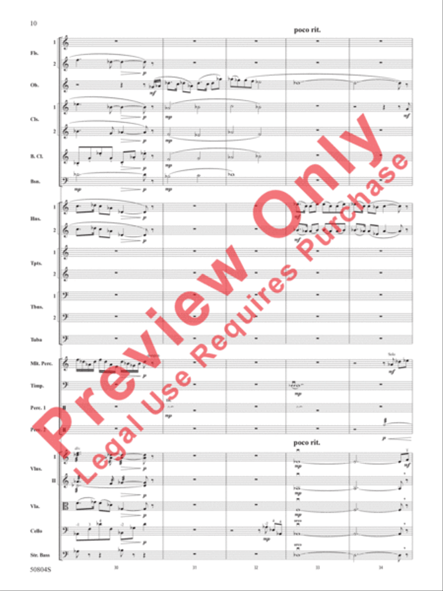 A Childhood Remembered Full Orchestra scores gallery preview page 11