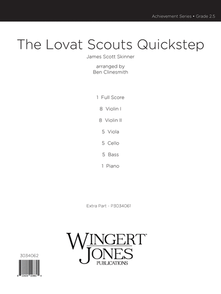 The Lovat Scouts Quickstep image number null