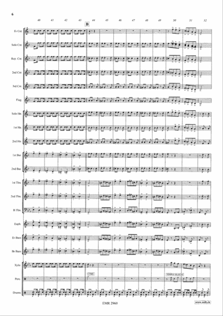 Circus Cancan Circus Cancan Brass Band scores gallery preview page 7