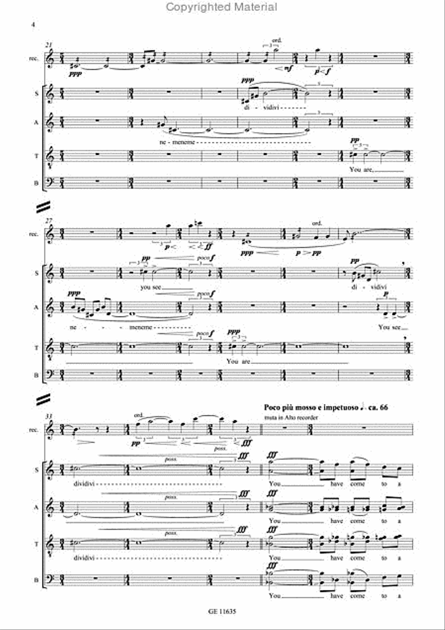 Nemesis divina - engelska/english SSAATTBB scores gallery preview page 3