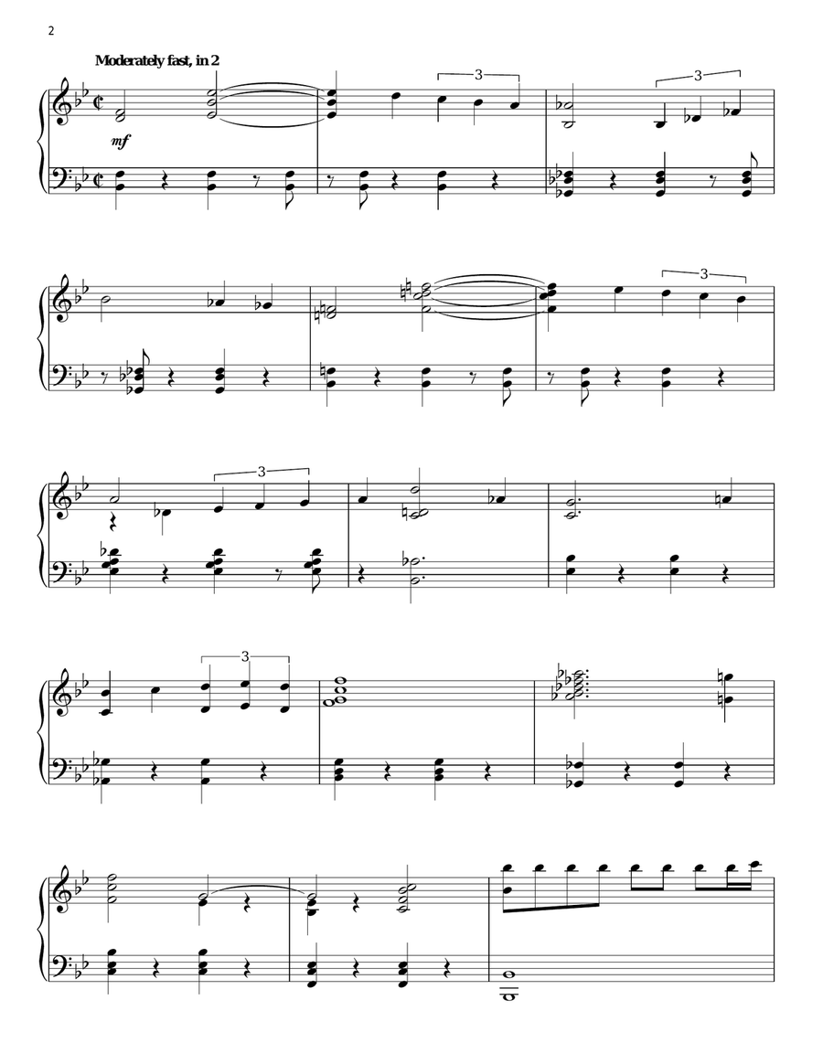 To Boldly Go To Boldly Go Piano Solo scores gallery preview page 2