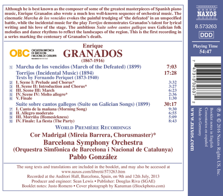 Enrique Granados: Orchestral Works, Vol. 1
