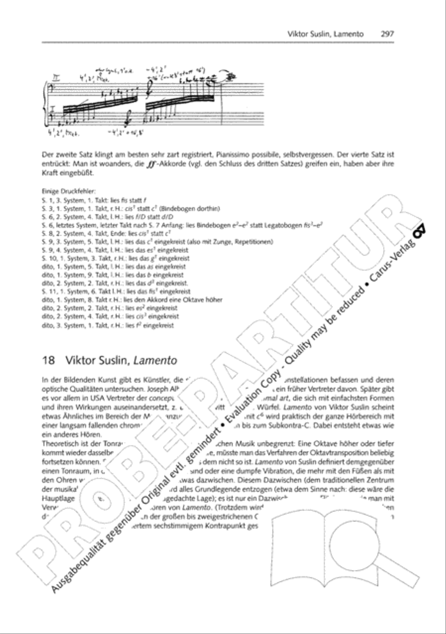 Orgelschule zur historischen Auffuhrungspraxis Organ Solo scores gallery preview page 298