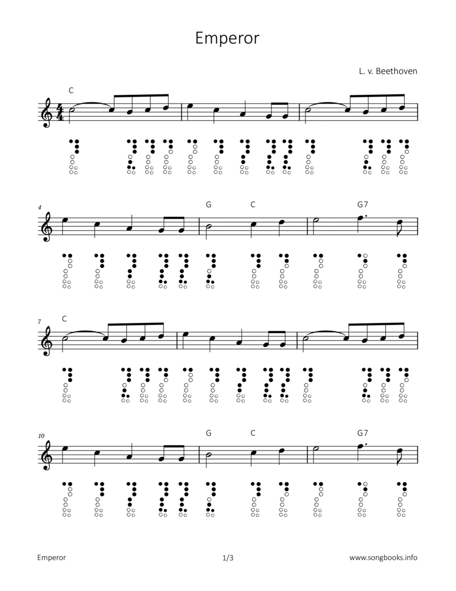 Emperor Chamber Music scores gallery preview page 1
