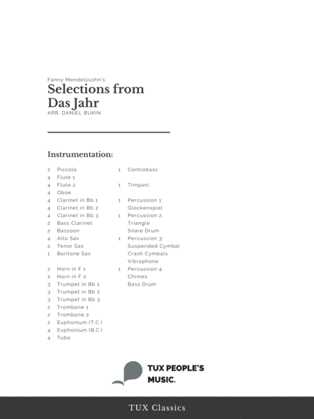 Selections from Das Jahr