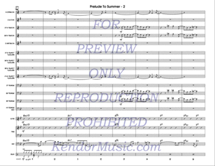 Prelude To Summer Choir scores gallery preview page 3