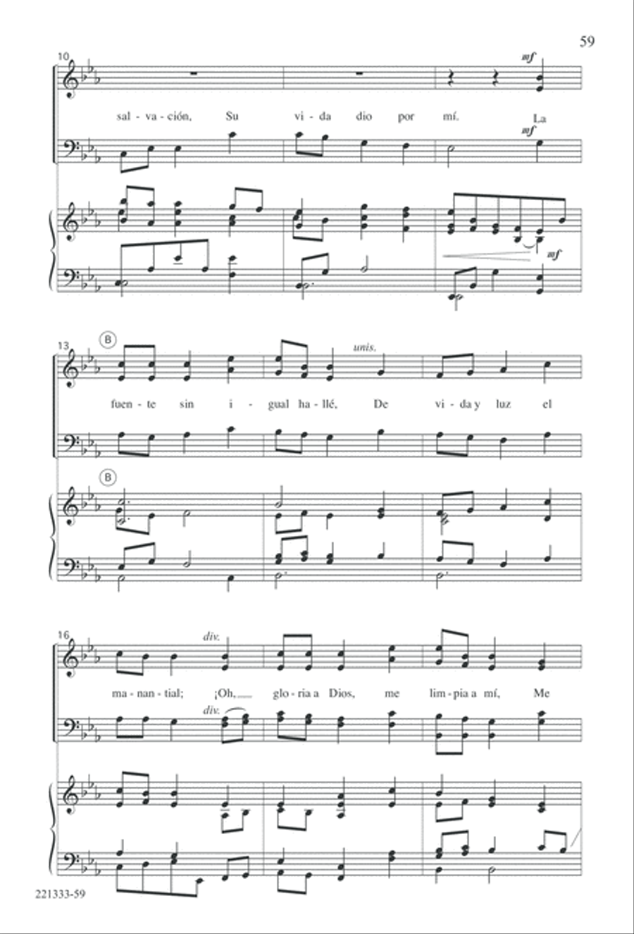 Siervos de Jesus Siervos de Jesus 4-Part scores gallery preview page 63