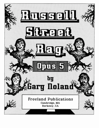 Book cover for "Russell Street Rag" for piano Op. 5