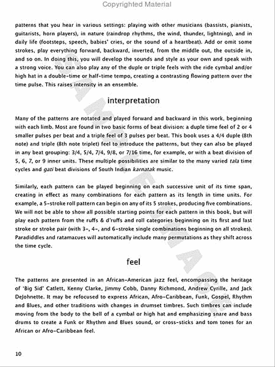 Dancin' on the Time Percussion scores gallery preview page 4