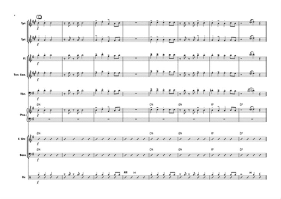 Jingle Bells Large Ensemble scores gallery preview page 4