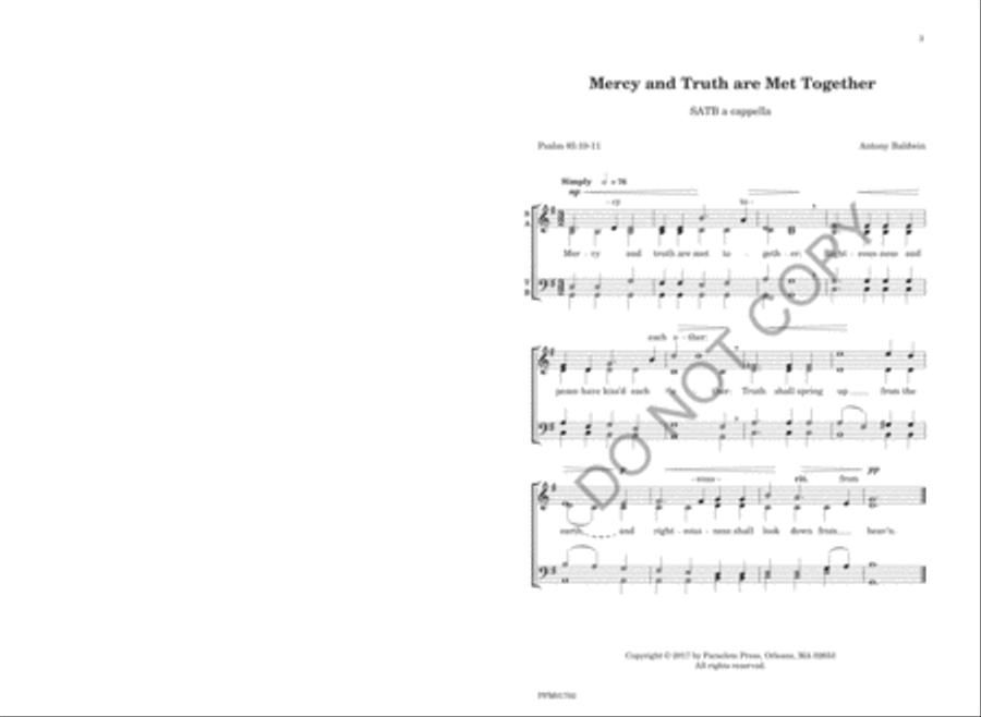 A Collection of Short Introits 4-Part scores gallery preview page 6