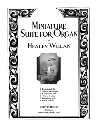 Book cover for Miniature Suite for Organ